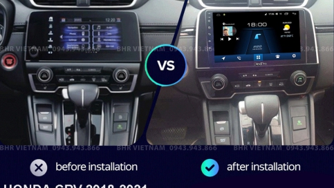 Màn hình DVD Android liền camera 360 xe Honda CRV 2018 - nay | Oled Pro X8S 